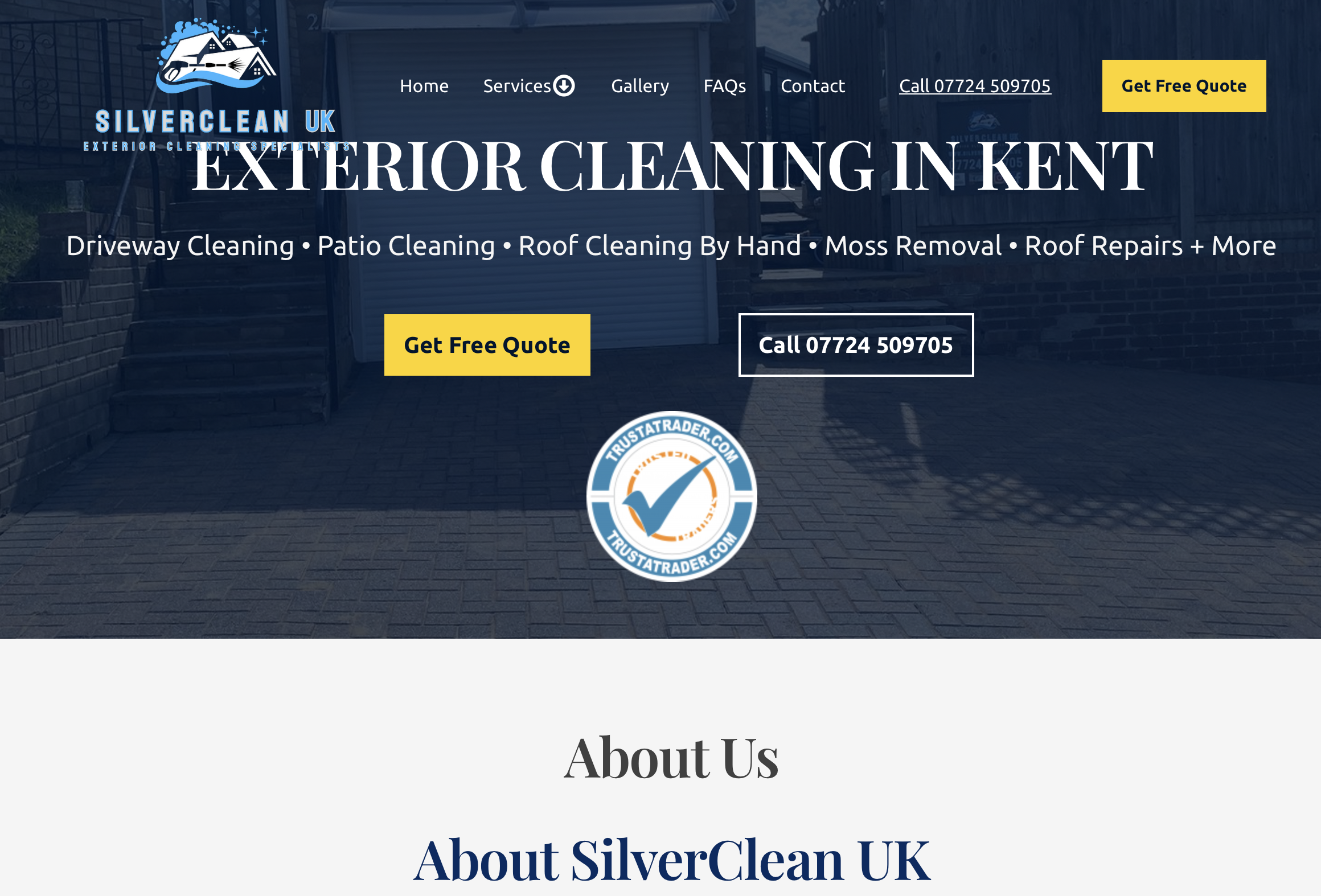 Silverclean UK Website